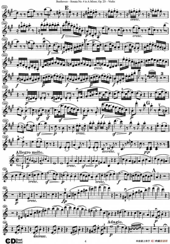 Violin Sonata No.4 in A Minor Op.23