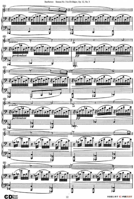 Violin Sonata No.3 in Eb Major Op.12 No.3（小提琴+钢琴伴奏）