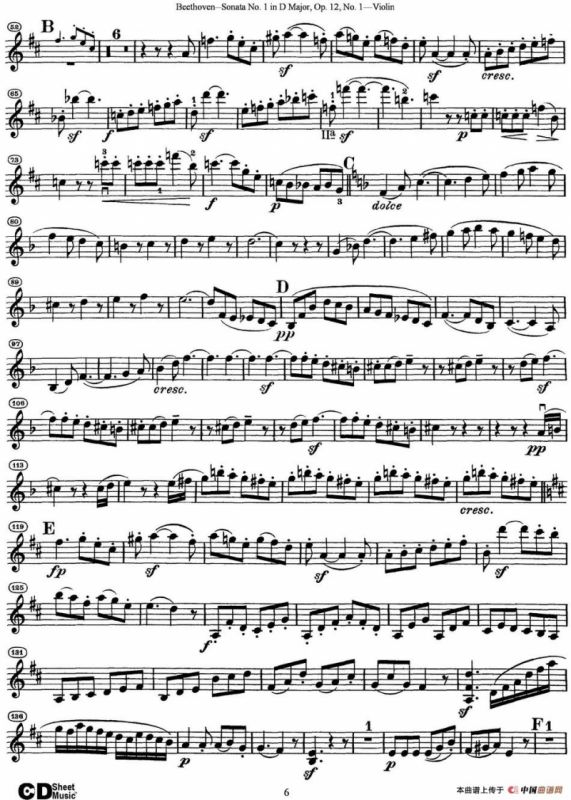 Violin Sonata No.1 in D Major Op.12 No.1