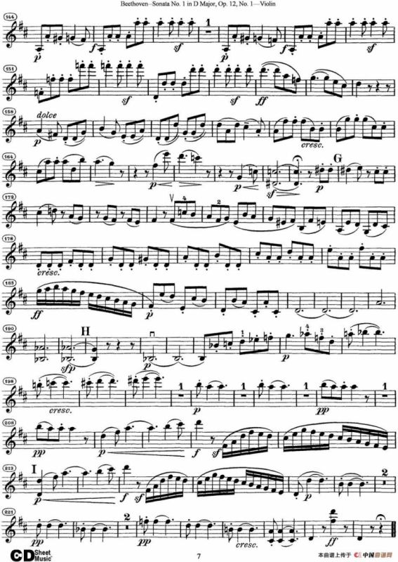 Violin Sonata No.1 in D Major Op.12 No.1