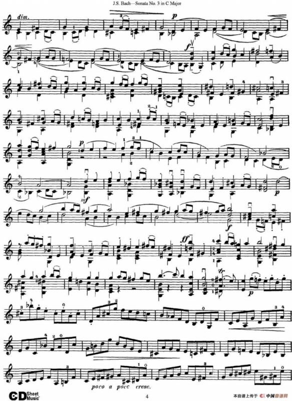 6 Violin Sonatas and Partitas 5.Sonata No.3 in C Major