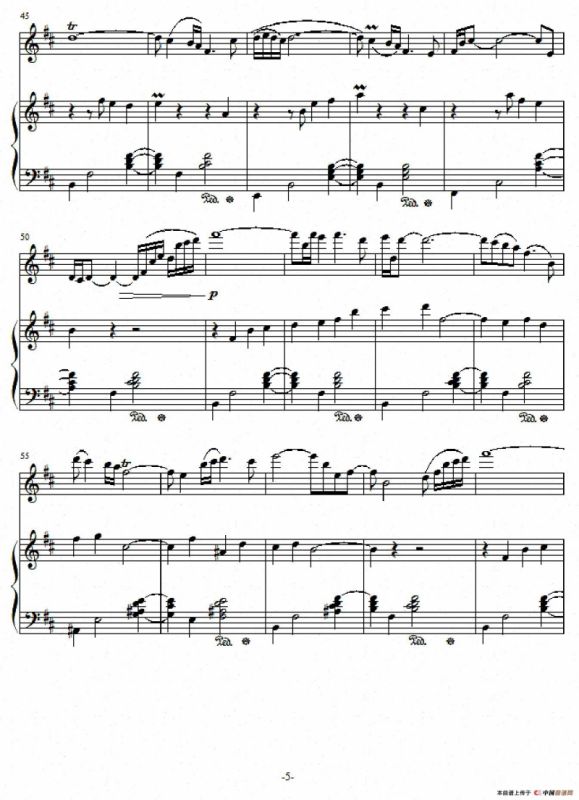 欢（小提琴+钢琴伴奏）