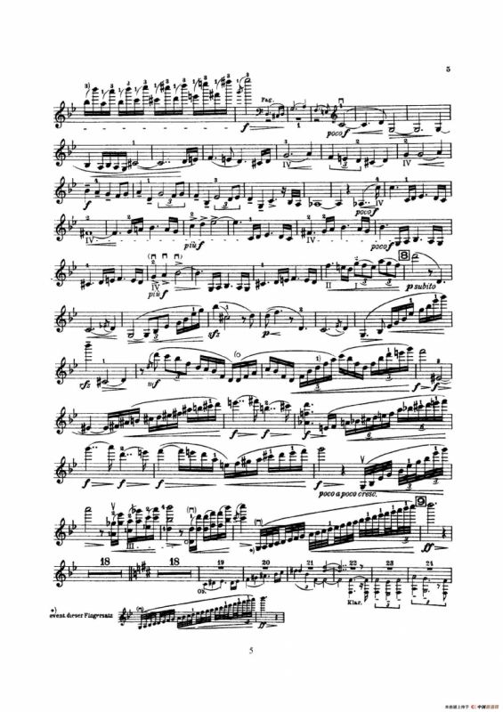 Concerto in D Minor Op.47（小提琴分谱）