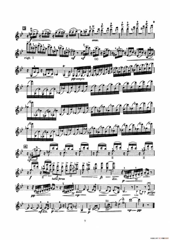 Concerto in D Minor Op.47（小提琴分谱）