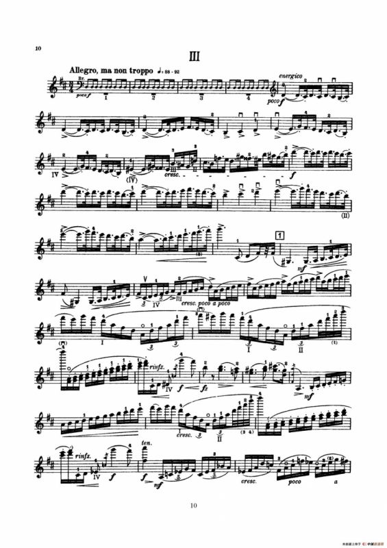 Concerto in D Minor Op.47（小提琴分谱）