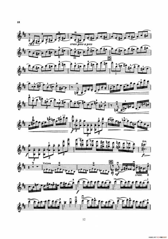 Concerto in D Minor Op.47（小提琴分谱）