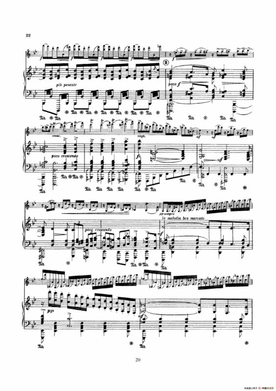 Concerto in D Minor Op.47（小提琴+钢琴伴奏）