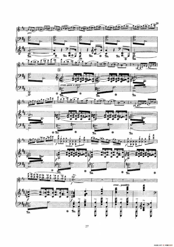 Concerto in D Minor Op.47（小提琴+钢琴伴奏）