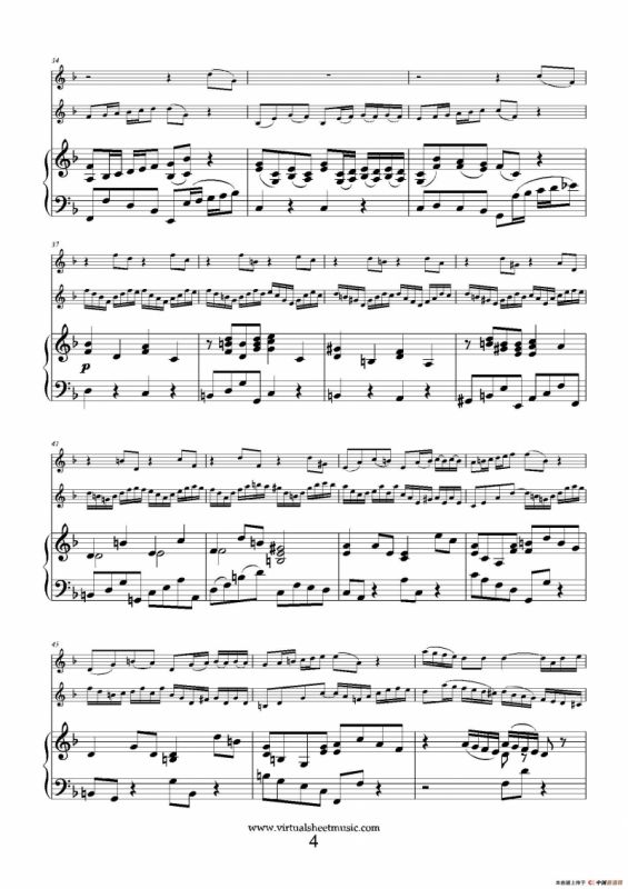 Concerto in D minor（双簧管+小提琴+钢琴伴奏）