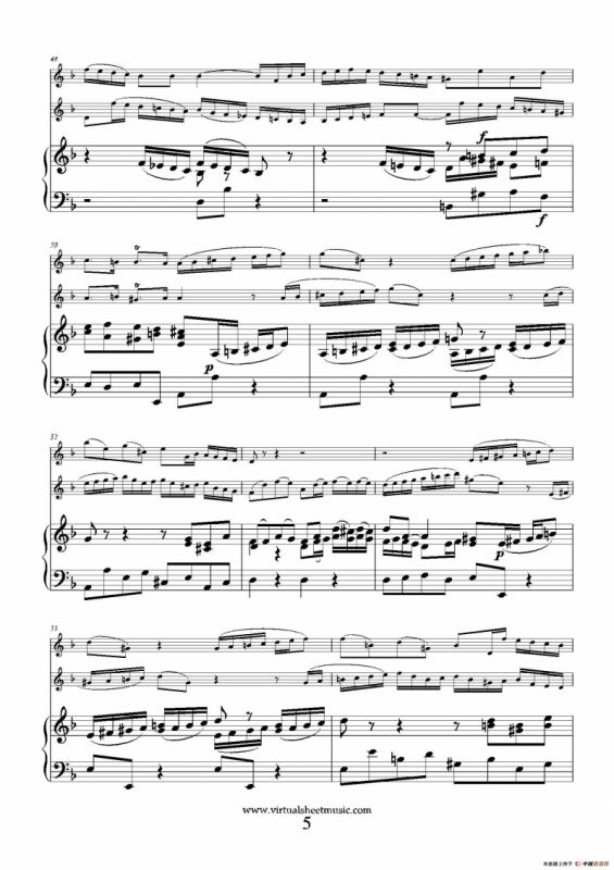 Concerto in D minor（双簧管+小提琴+钢琴伴奏）