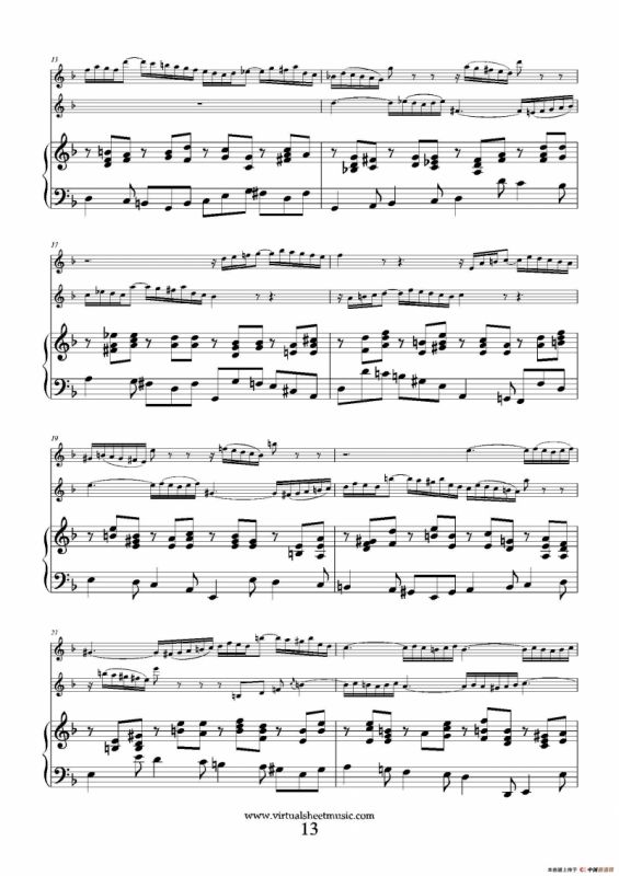 Concerto in D minor（双簧管+小提琴+钢琴伴奏）