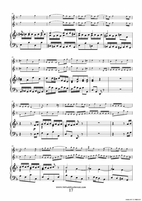 Concerto in D minor（双簧管+小提琴+钢琴伴奏）