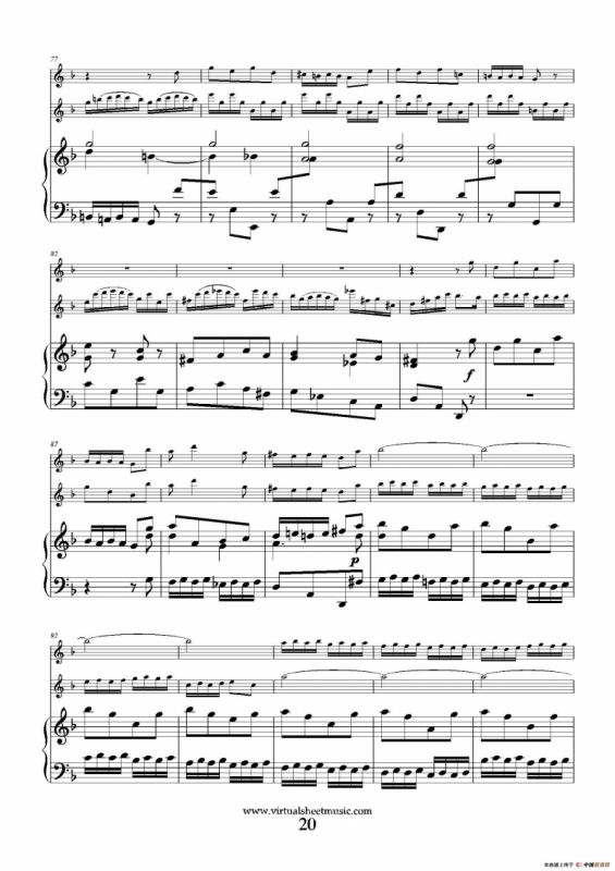 Concerto in D minor（双簧管+小提琴+钢琴伴奏）