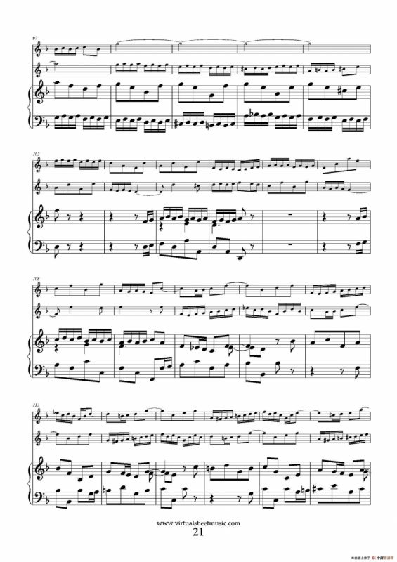 Concerto in D minor（双簧管+小提琴+钢琴伴奏）