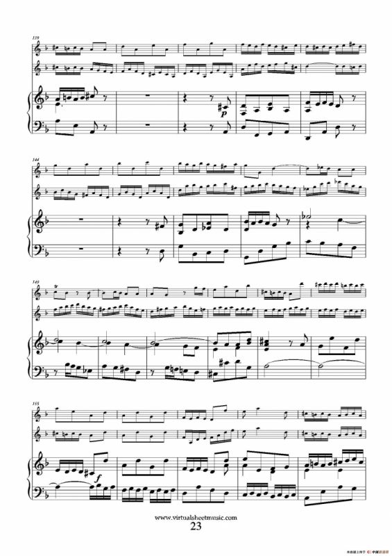 Concerto in D minor（双簧管+小提琴+钢琴伴奏）