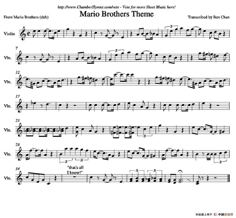 Mario Brothers Theme