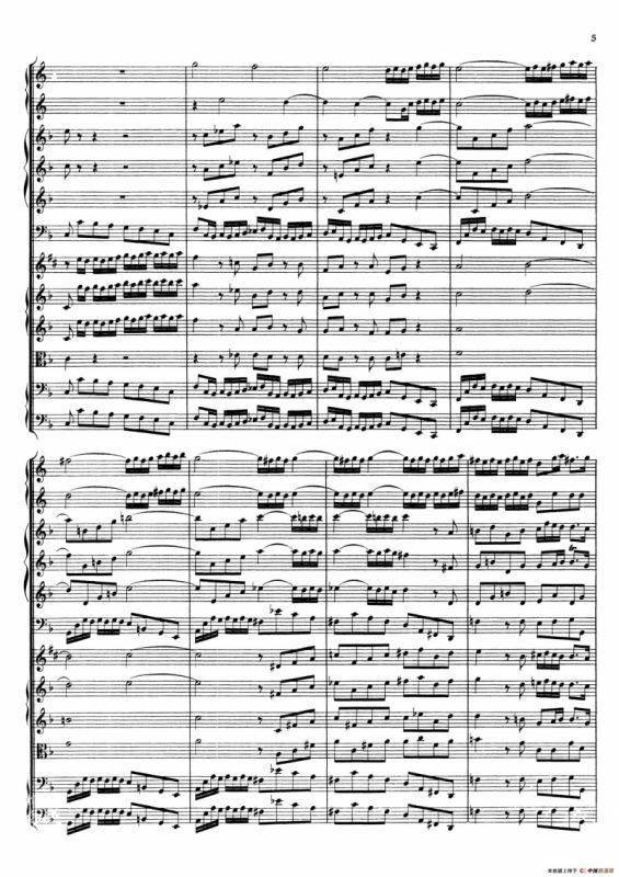 Brandenburg Concerto No.1 in F Major（勃兰登堡协奏曲第一号）
