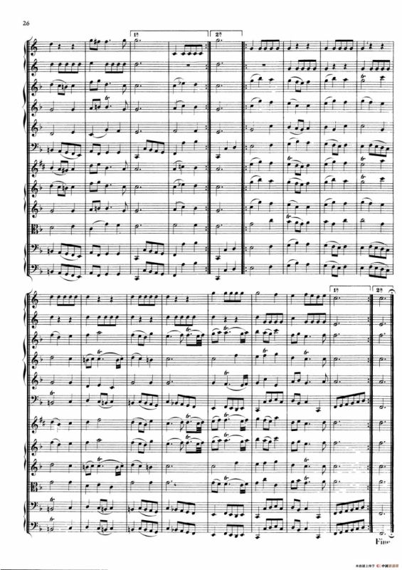 Brandenburg Concerto No.1 in F Major（勃兰登堡协奏曲第一号）