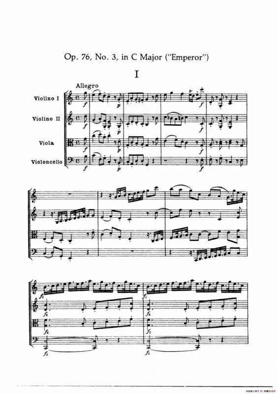 Emperor（皇帝）（弦乐四重奏总谱）