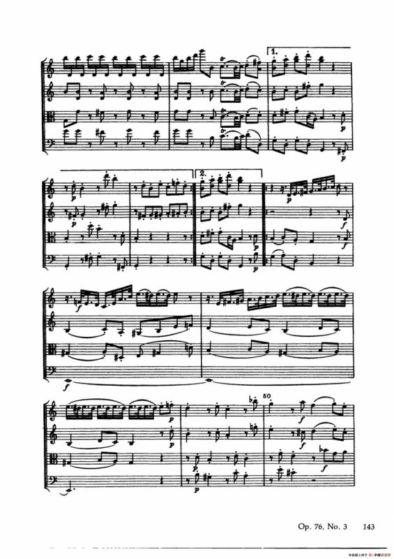 Emperor（皇帝）（弦乐四重奏总谱）