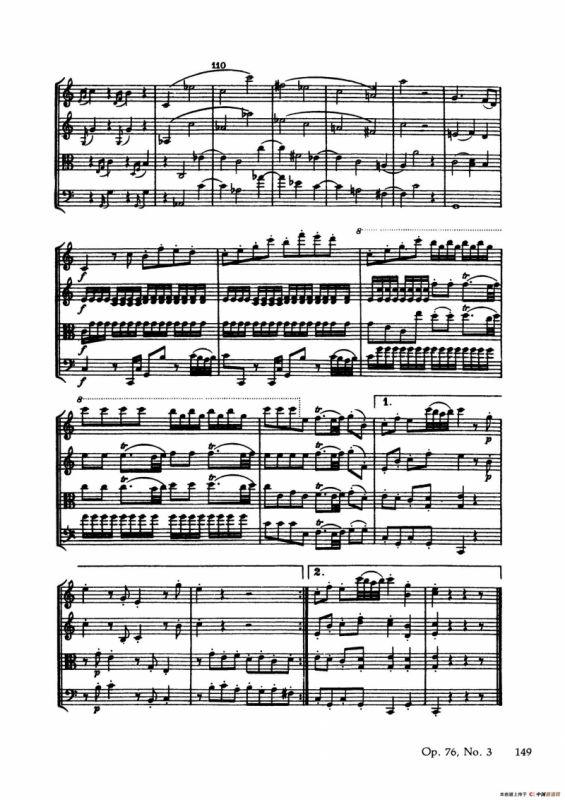 Emperor（皇帝）（弦乐四重奏总谱）