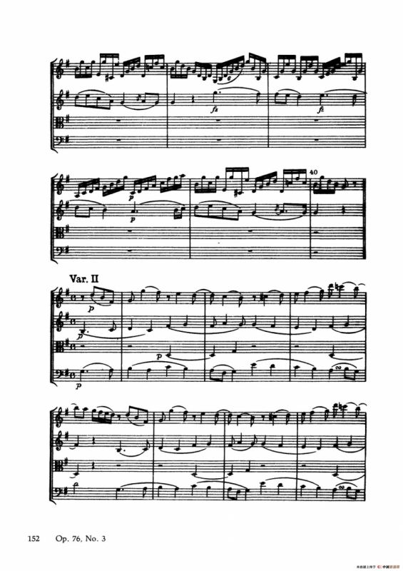 Emperor（皇帝）（弦乐四重奏总谱）