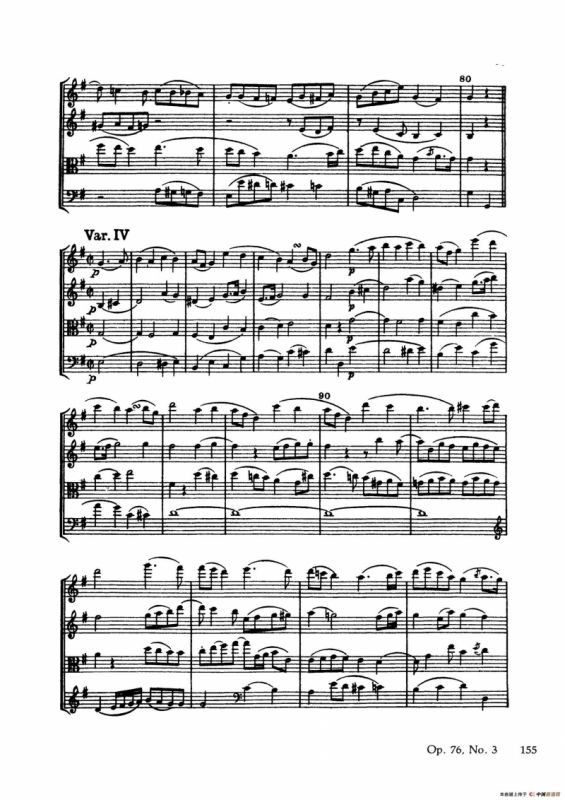 Emperor（皇帝）（弦乐四重奏总谱）