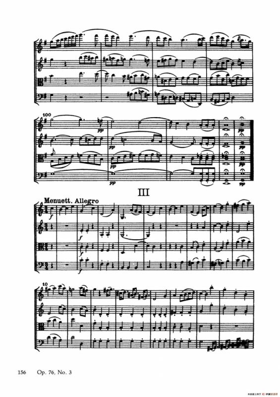 Emperor（皇帝）（弦乐四重奏总谱）