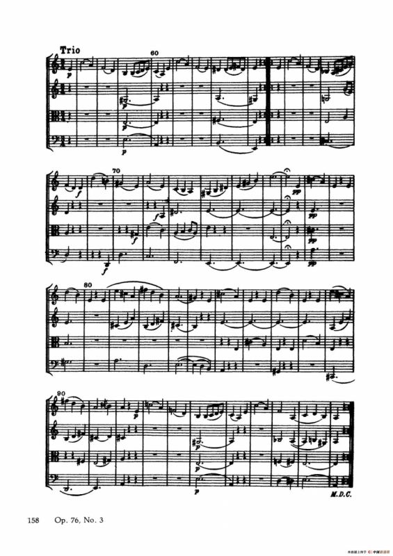 Emperor（皇帝）（弦乐四重奏总谱）