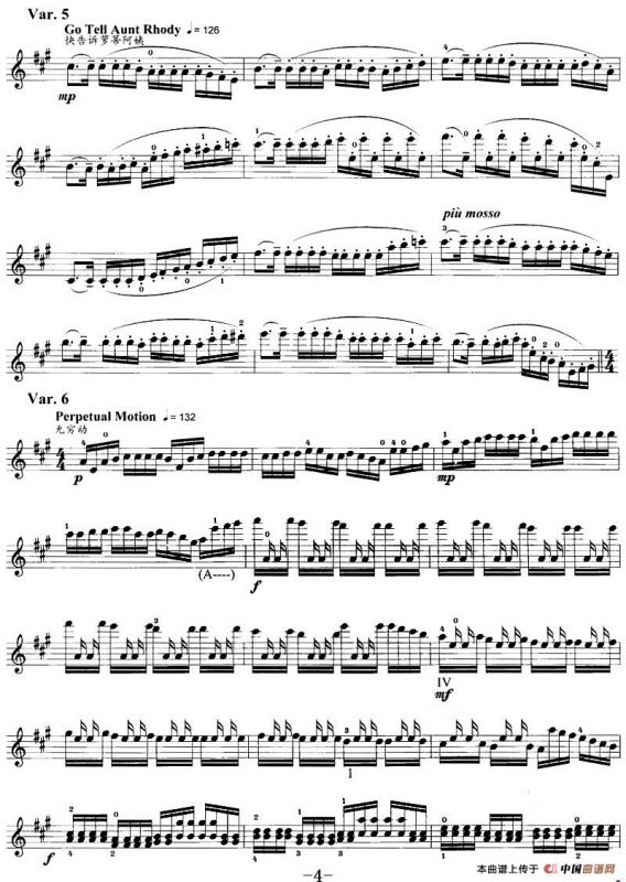 拉起我珍爱的小提琴（小提琴无伴奏变奏曲）