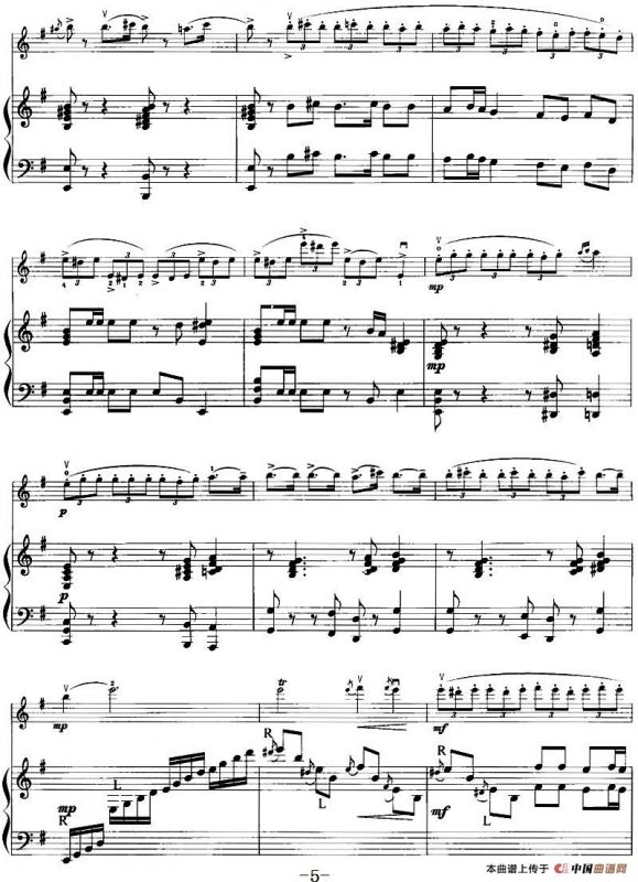 祖国一片新面貌（小提琴+钢琴伴奏）