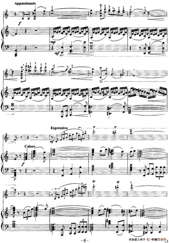 焚心以火（小提琴+钢琴伴奏）