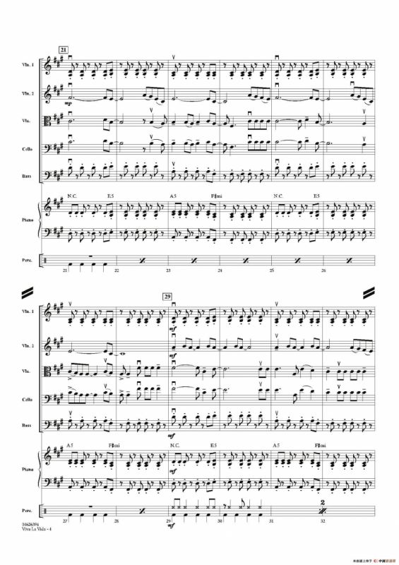 VIVA LA VIDA（总谱）