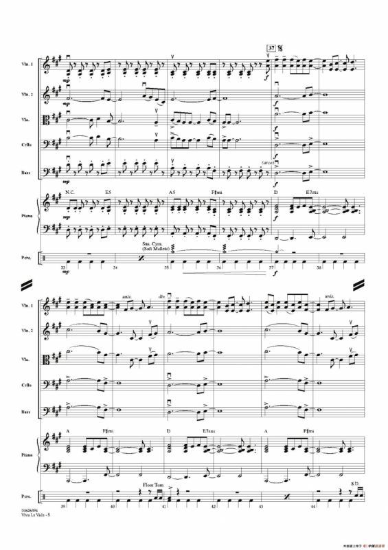 VIVA LA VIDA（总谱）