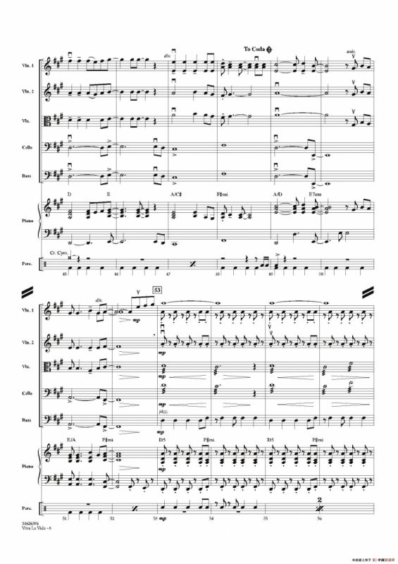 VIVA LA VIDA（总谱）