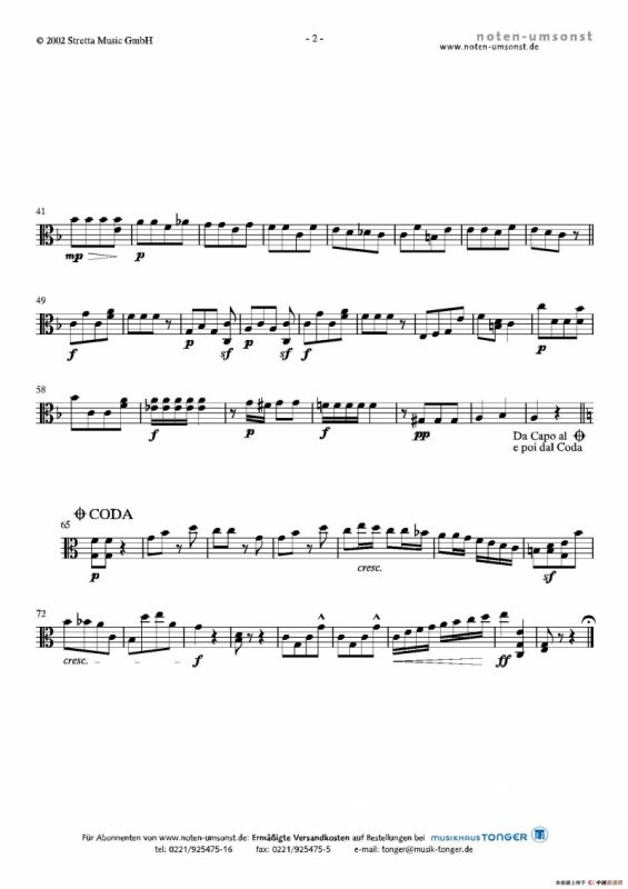 新拨弦波尔卡（弦乐五重奏总谱+分谱）