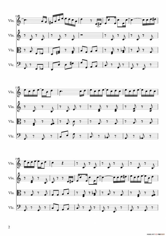 The Entertaine（弦乐四重奏）