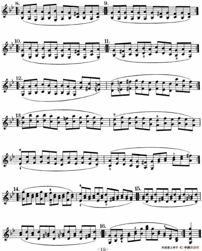 史拉迪克小提琴技术练习 第2册（Ⅸ）