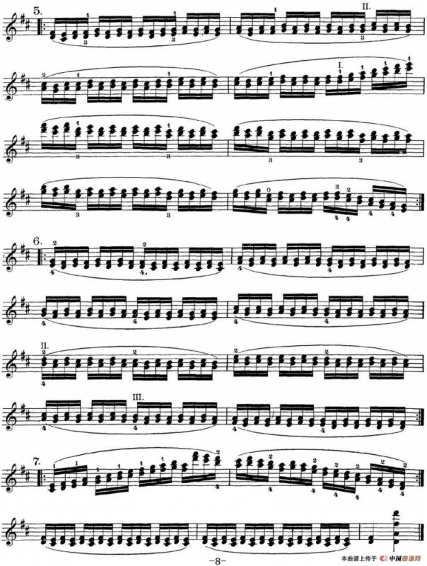 史拉迪克小提琴技术练习 第2册（Ⅳ）