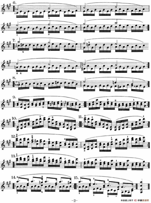 史拉迪克小提琴技术练习 第2册（Ⅰ）