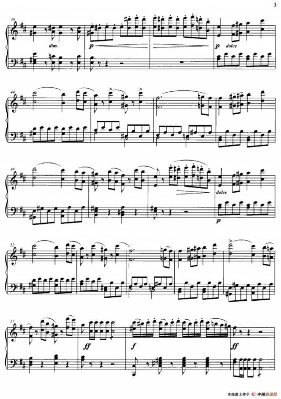 D大调第一小提琴协奏曲Op.6（小提琴+钢琴伴奏）