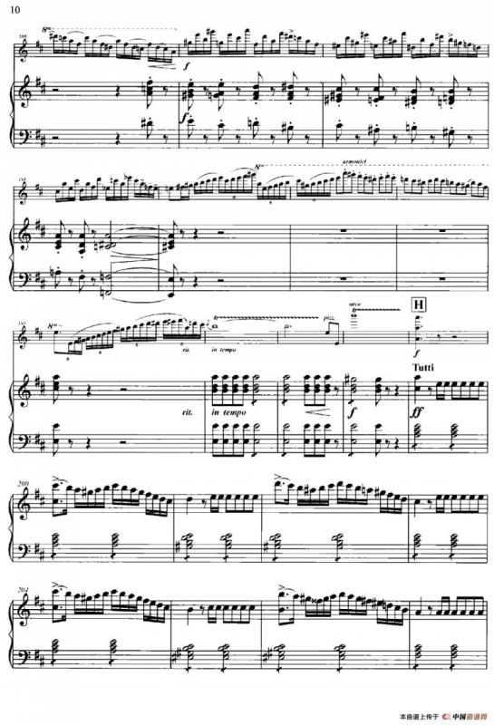 D大调第一小提琴协奏曲Op.6（小提琴+钢琴伴奏）