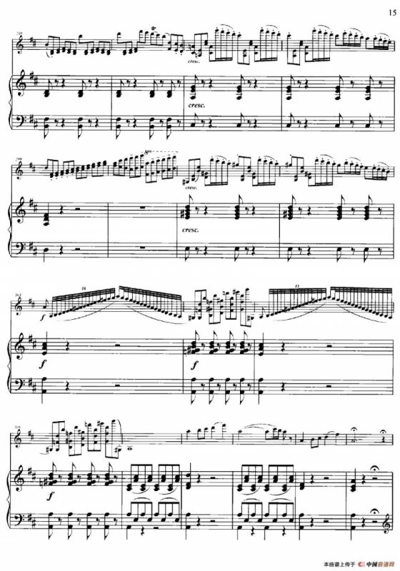 D大调第一小提琴协奏曲Op.6（小提琴+钢琴伴奏）