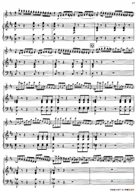 D大调第一小提琴协奏曲Op.6（小提琴+钢琴伴奏）