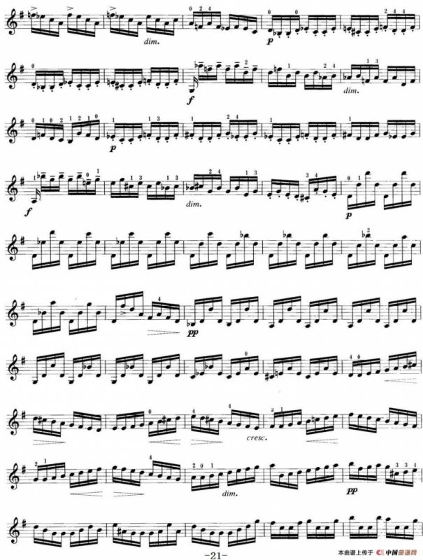 小提琴考级第八级：外国乐曲（7首）