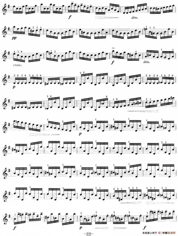 小提琴考级第八级：外国乐曲（7首）