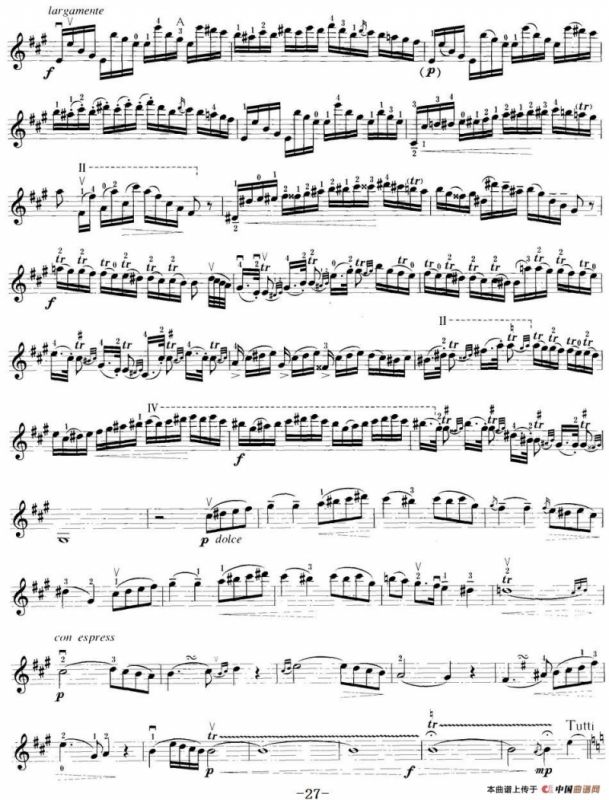 小提琴考级第八级：外国乐曲（7首）