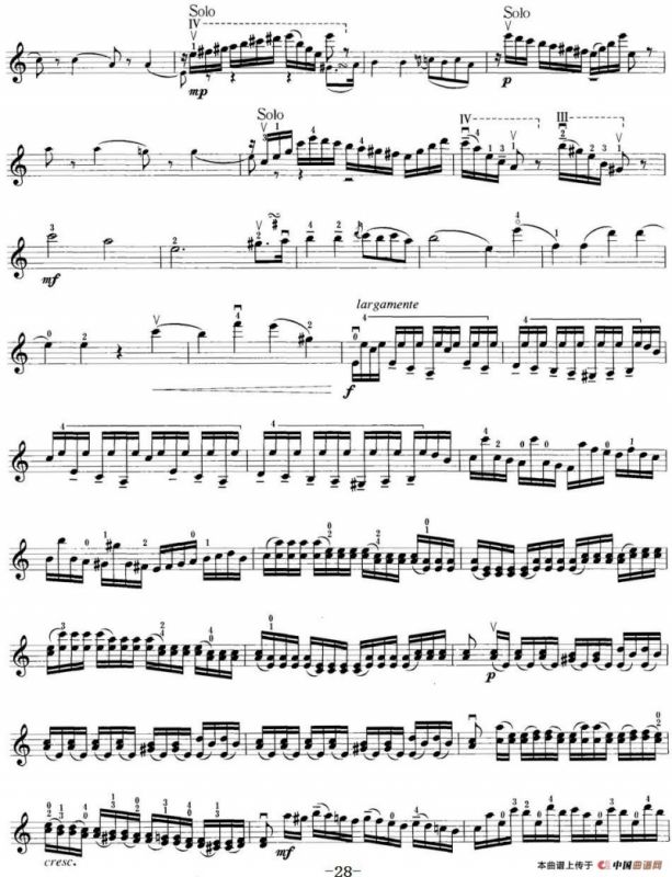 小提琴考级第八级：外国乐曲（7首）