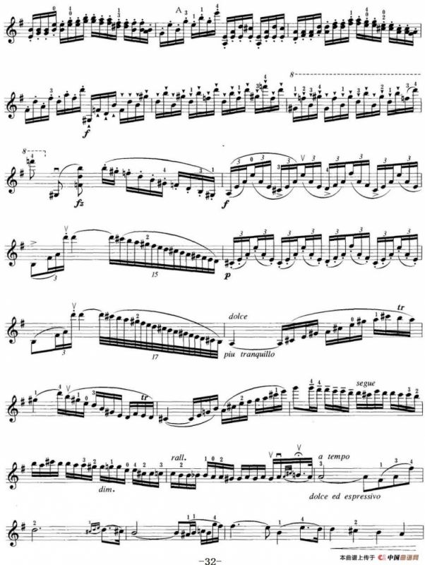 小提琴考级第八级：外国乐曲（7首）