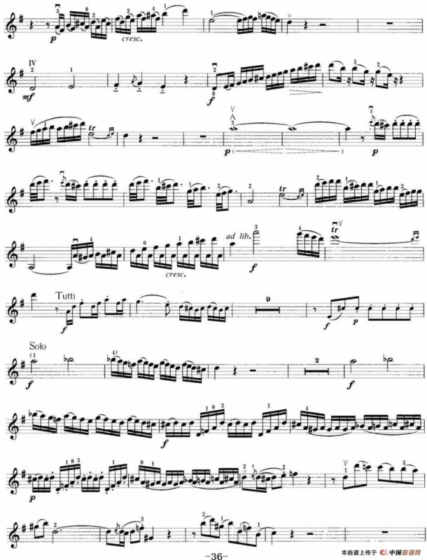 小提琴考级第八级：外国乐曲（7首）